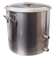 Stainless Brew Kettle w/ Couplers (8.5 Gal) - Brew My Beers