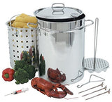 Bayou Classic 32 Qt. Stainless Steel Turkey Fryer with Basket - Brew My Beers