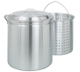 Bayou Classic 20 Qt to 60 Qt Aluminum Stockpot with Basket - Brew My Beers