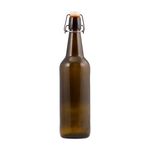 Beer Bottles - 500 mL Amber Flip-Tops - Case of 12 - Brew My Beers