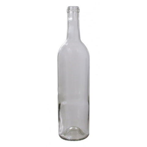 750 mL Clear Bordeaux Wine Bottles - Case of 12 - Brew My Beers