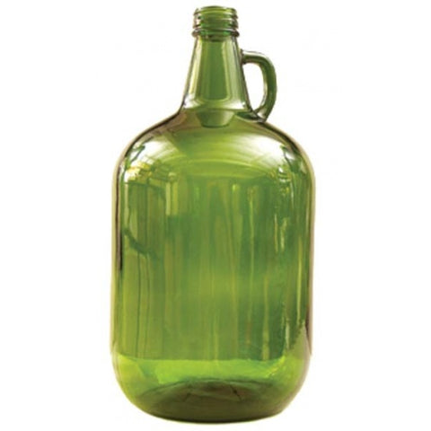 Glass Bottles - 4 L Green Jug with Handle - Qty 4 - Pallet of 54 Cases - Brew My Beers