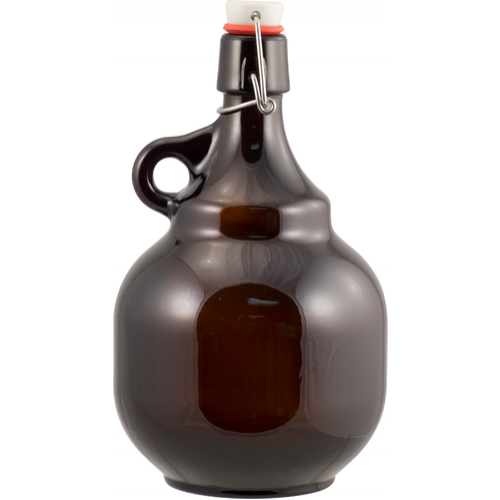 Beer Bottles - 2 L Amber Flip-Top Palla Growler - Case of 6 - Brew My Beers