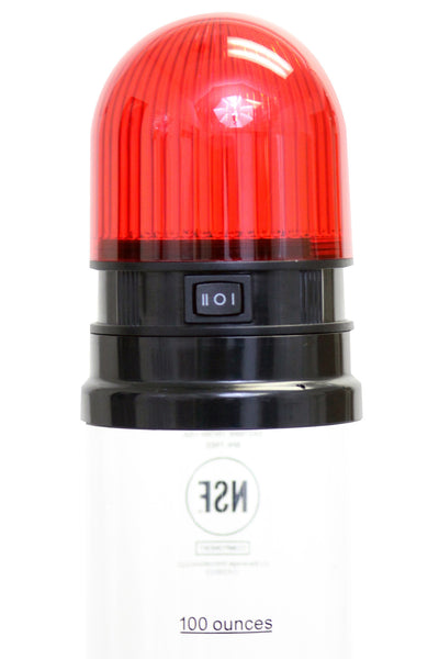 Beer Tubes Red Light Lid for 100oz. Tube - Brew My Beers