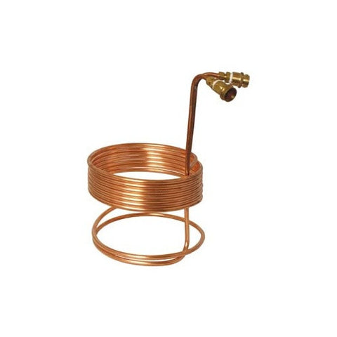 Fermentap Water Efficient Immersion Wort Chiller (25' x 3/8" with Brass Fittings) - Brew My Beers