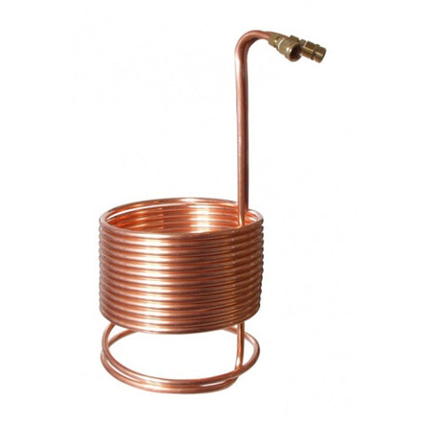 SuperChiller Immersion Wort Chiller 50' x 1/2" with Brass Fittings - Brew My Beers