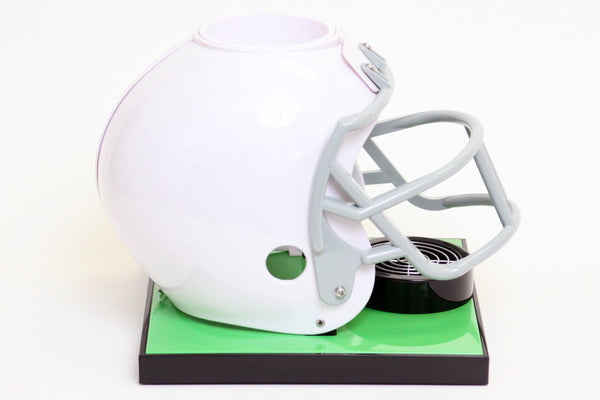 Beer Tubes White Football Helmet Base Tabletop Beverage Dispenser - Brew My Beers